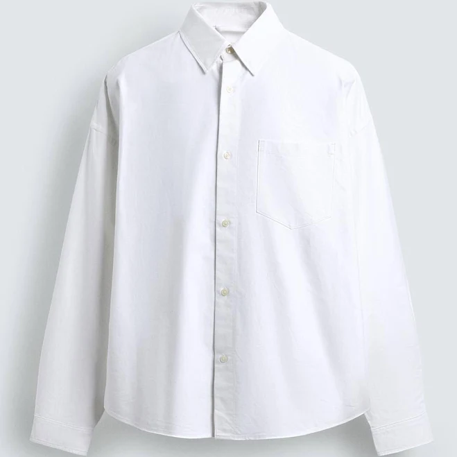 Zara Men's Oversized Oxford Shirt