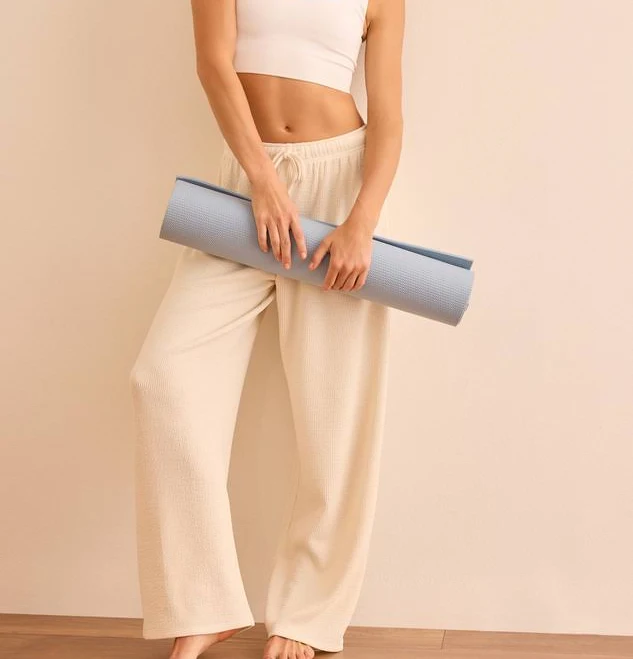 As Revival Balanced Ease Ribbed Wide Leg Pants