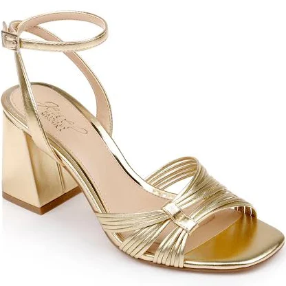 Jewel Badgley Mischka Michelle Block Heel Sandals