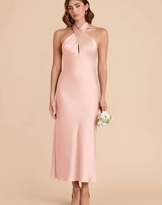 Birdy Grey Monique Matte Satin Bridesmaid Dress