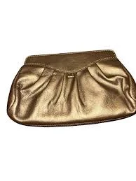 ILI Bronze Leather Clutch Very Soft XS magnetic closure NY Toronto