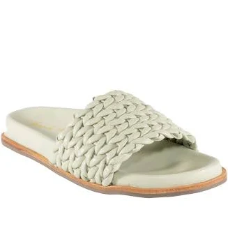 Ciara Sage Woven Slide Sandal