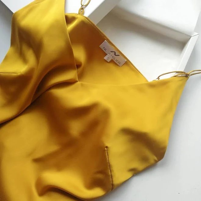 Satin Camisole V-Neck Spaghetti Strap Camisole