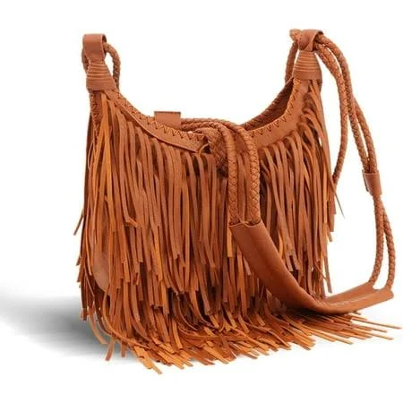 Vintage Fringe Hobo Bag