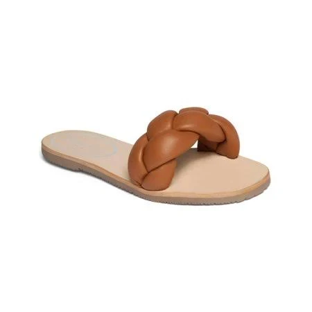 Kenneth Cole Women's Nellie Braid Leather Slide Sandals