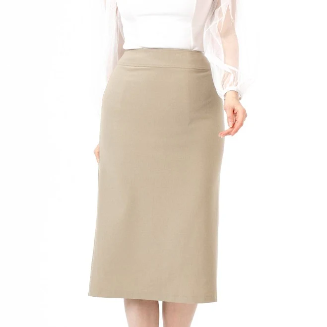 G-Line Back Vented Midi Pencil Skirt