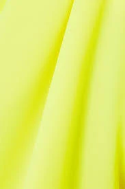 Neon cropped crepe wide-leg pants - bright yellow - US 10