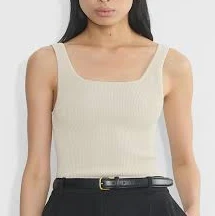 Aritzia Babaton Sculpt Knit Squareneck Tank Sweater