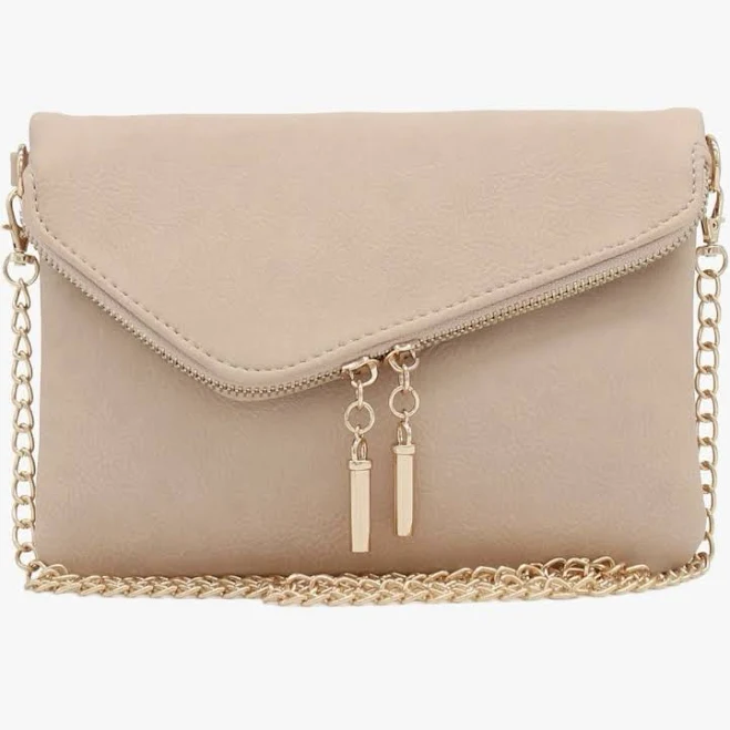 Fashion Puzzle Envelope Wristlet Clutch Crossbody Bag