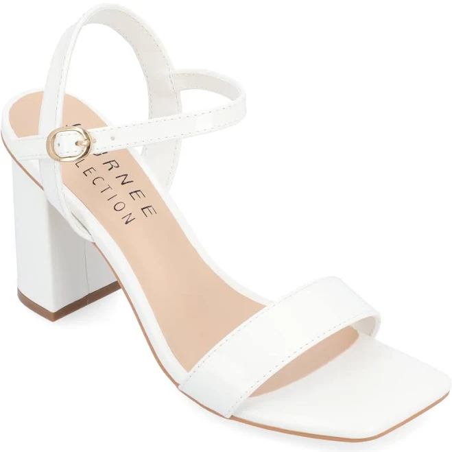 Journee Collection Women's Tivona Warm Shades Ankle Strap Sandals