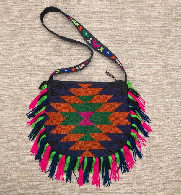 Bohemian Fringe Crossbody Hobo Bag