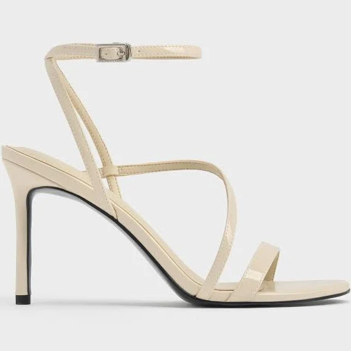 Charles & Keith Andricia Patent Stiletto Sandals