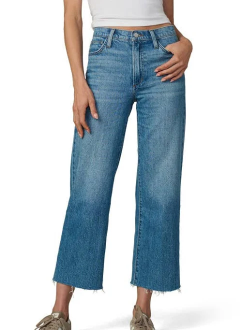Joe's Women's Blake Cropped Wide Leg Jeans
