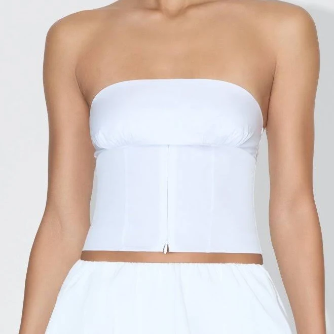 Kylie Jenner Poplin Tube Top