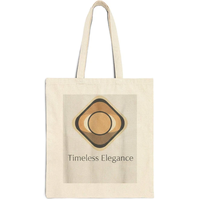 Subtle Texture Minimalist Canvas Tote