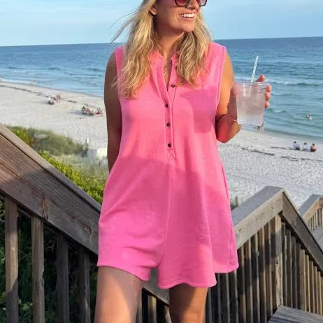 Poolside Terry Romper