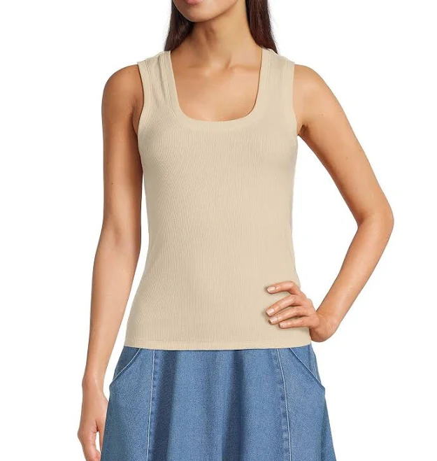A Loves A Ribbed Knit Sleeveless Tank