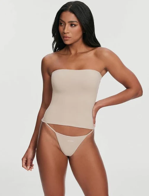 Seamless Full-Length Tube Top | BetterMe Store Oat Milk / XS
