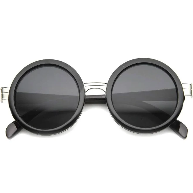 Retro Round Metal Sunglasses