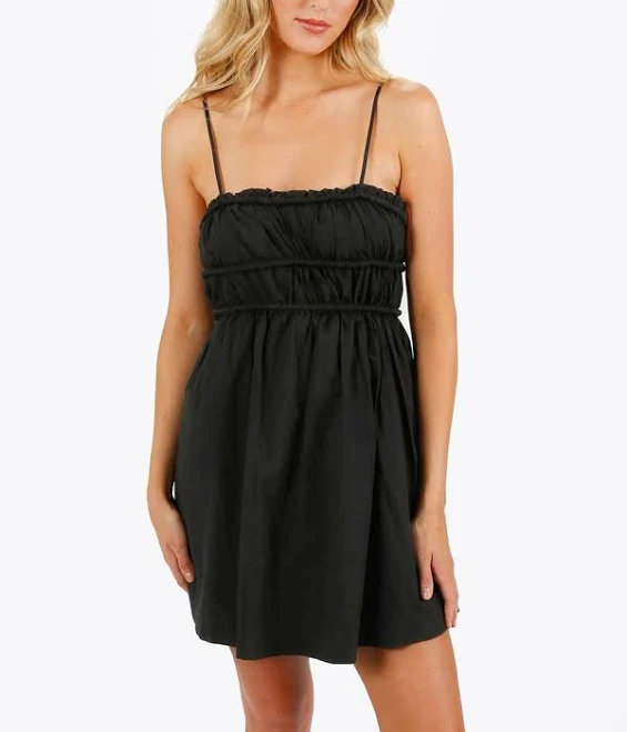 Claire Smocked Strappy Mini Dress