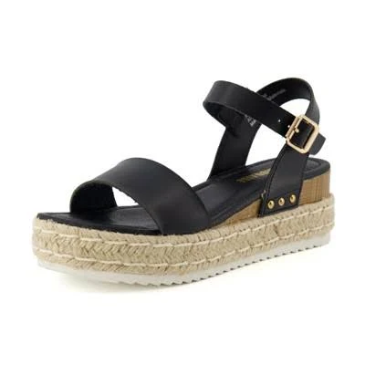 Cushionaire Women's Melissa Espadrille Platform Sandals with Memory Foam Insole