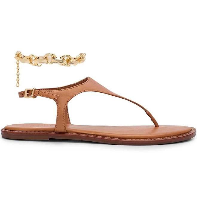 Schutz Women's Lys Chain-Detailed Leather Sandals