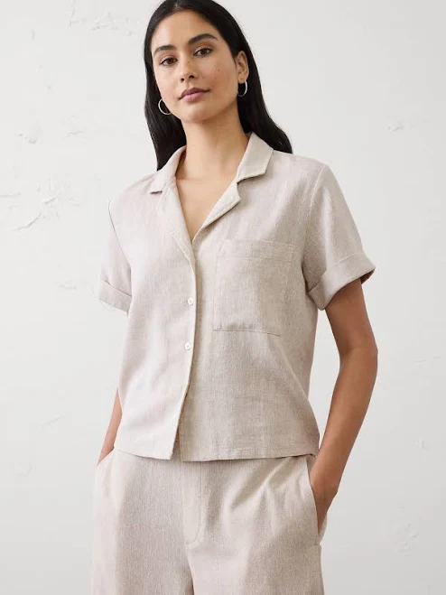 Flax Women's Linen-Blend Shirt