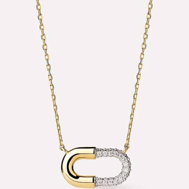Ana Luisa Blake Mini Micropave Pendant Necklace