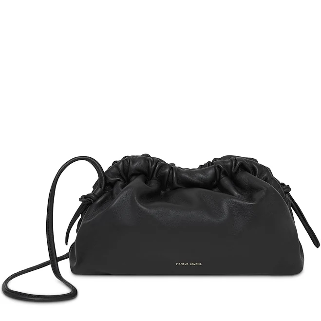 Structured crossbody bag with gold hardware