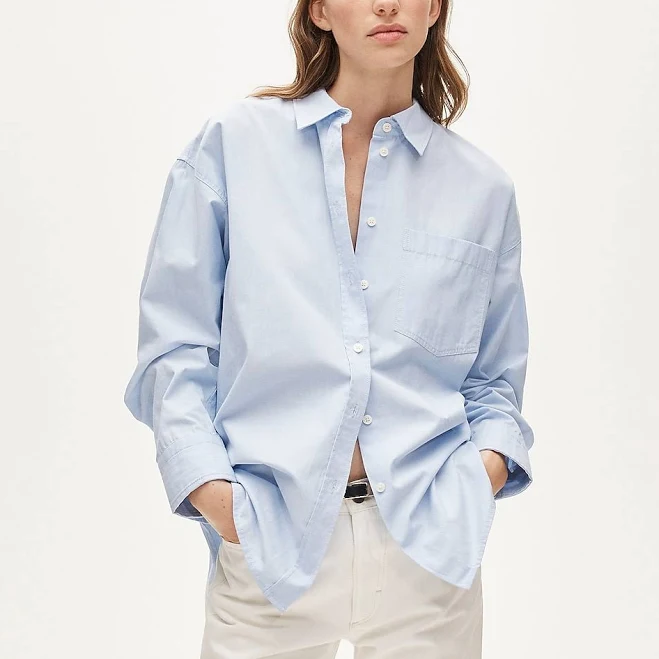J.Crew Women's أ‰tienne Oversized Oxford Shirt