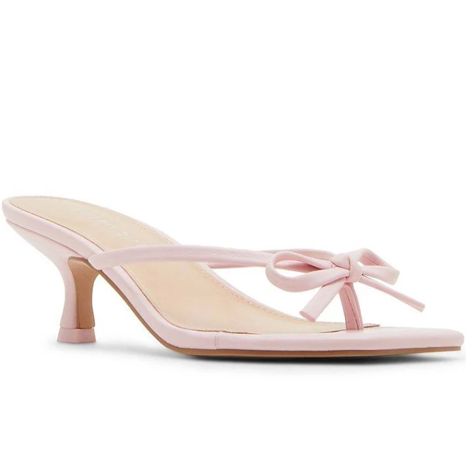 Madden Girl Charlotte Kitten-Heel Bow Dress Sandals