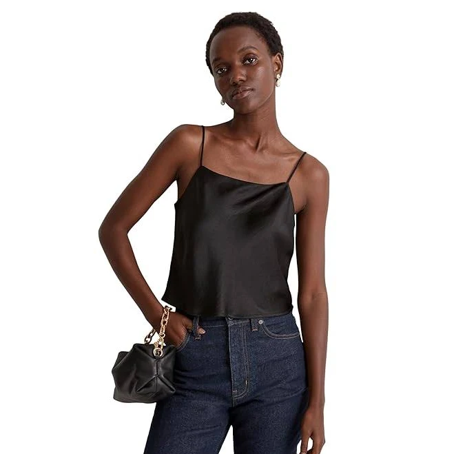 Madewell Women's Satin Square-Neck Camisole