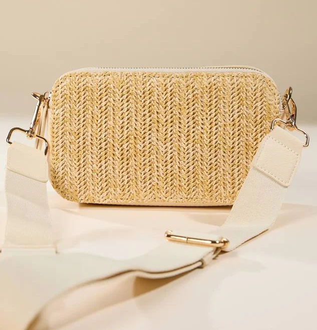 Altar'd State Straw Crossbody Purse