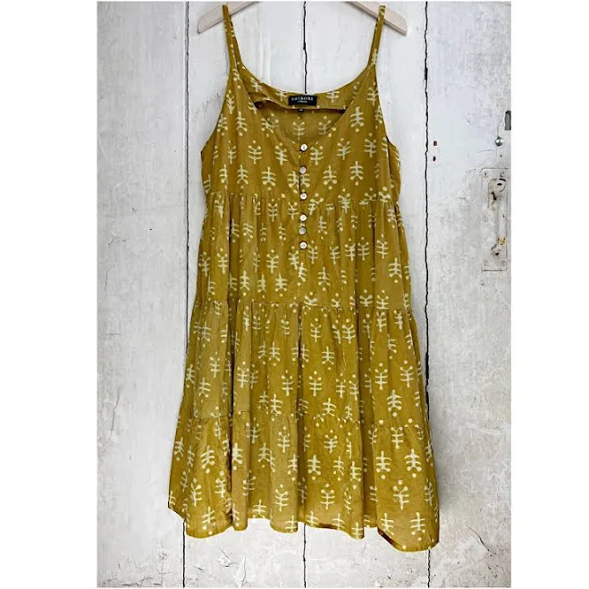 Cotton Block Print Sundress