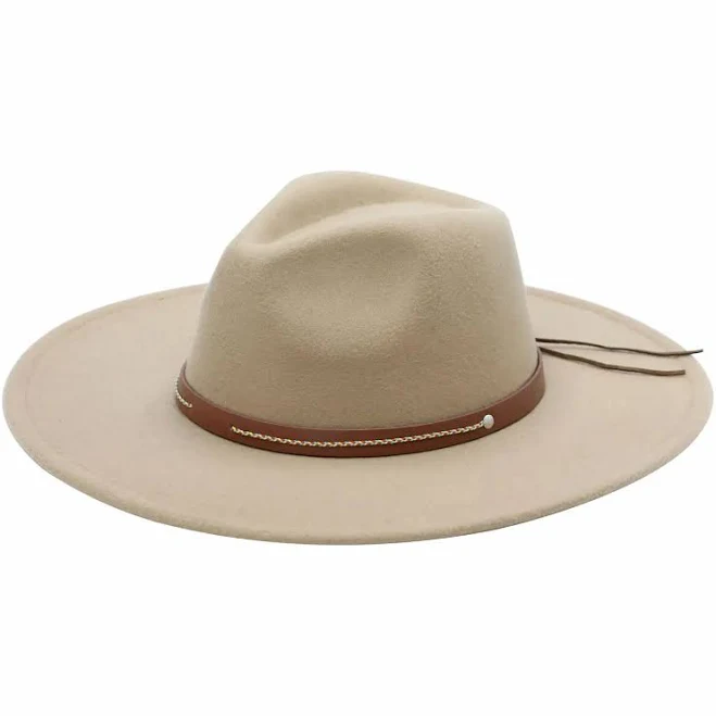 Peter Grimm Women's Jacqulyn Wide Brim Wool Felt Fedora Hat