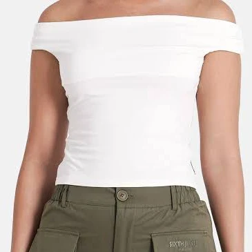 Utility Cotton Twill Mini Skirt