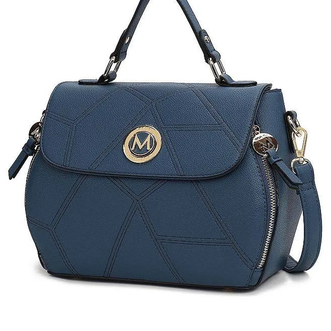 MKF Collection Women's Clementine Vegan Leather Satchel Bag