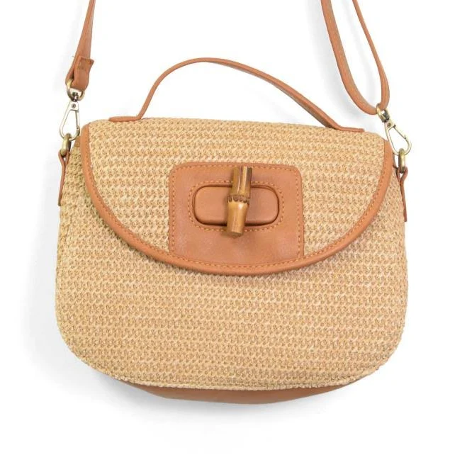 Natural Straw Hattie Crossbody