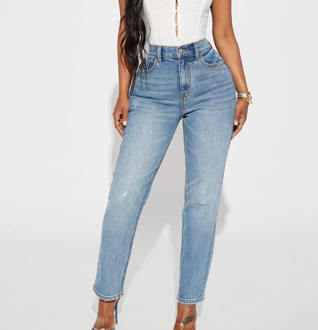 Fashion Nova Women's Mama Said 90s High Rise Mom Jeans