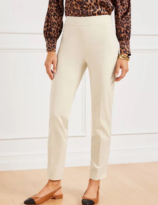 Talbots Women's Chatham Cotton Bi-Stretch Slim Ankle Pants