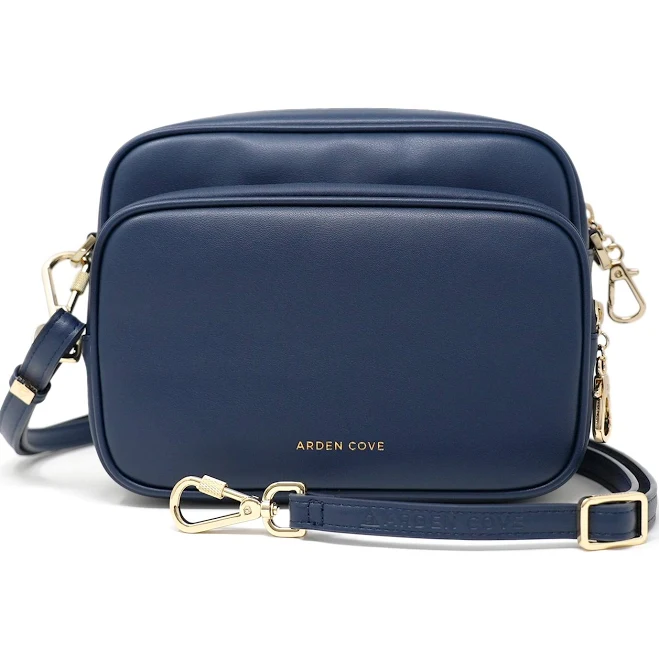 Verona Water-Resistant Anti-Theft Faux Leather Crossbody Bag