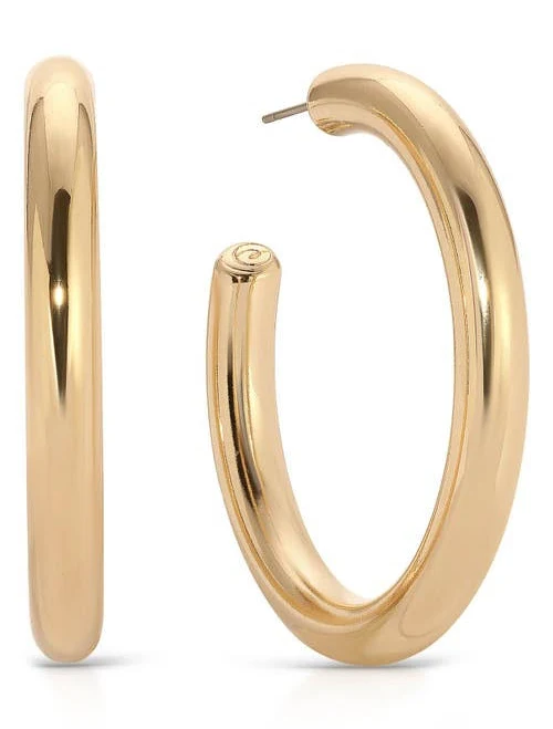 Ettika Thick Classic Hoop Earrings