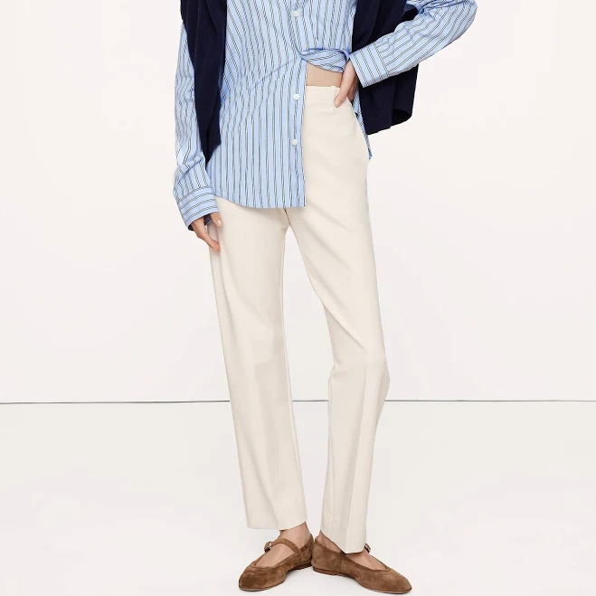 Banana Republic Women's High-Rise Modern Slim City Stretch Ankle Pants