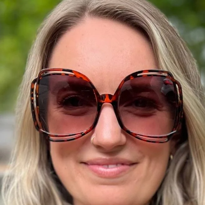 Sofia Oversized 70s Disco Sunglasses