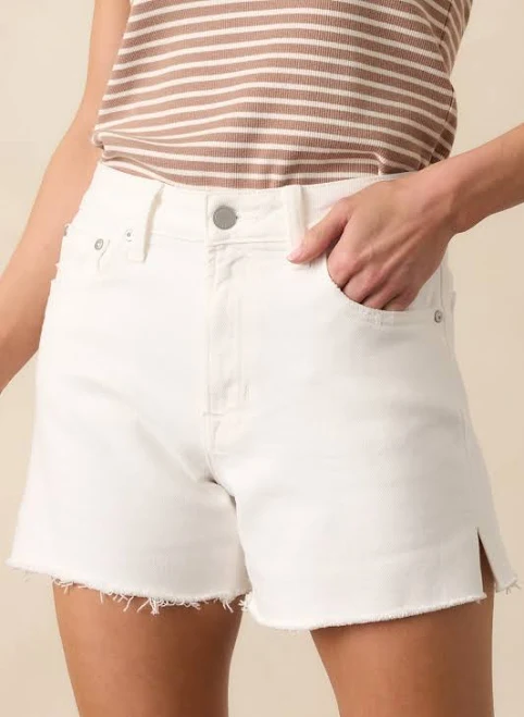 Red Dress Women's Said in Stride High Waisted Cotton Denim Shorts