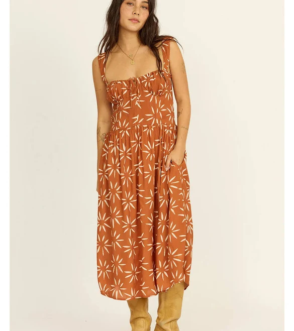 Rising Sun Women's Midi Dress