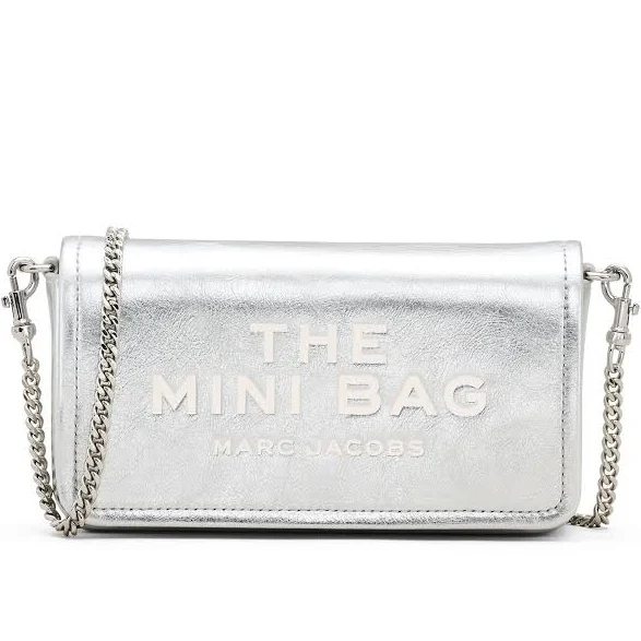 Marc Jacobs The Metallic Leather Chain Mini Bag