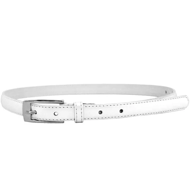Skinny Belt with Rectangle Buckle
