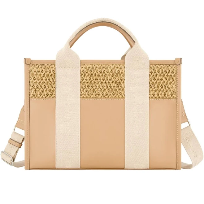 Tommy Bahama Raffia Logo Webbing Modern Tote