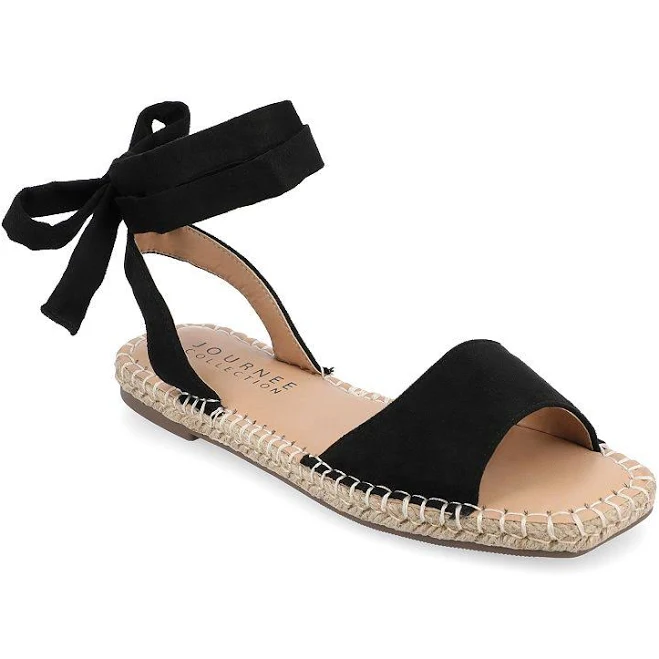 Journee Collection Women's Emelie Espadrille Flat Sandals